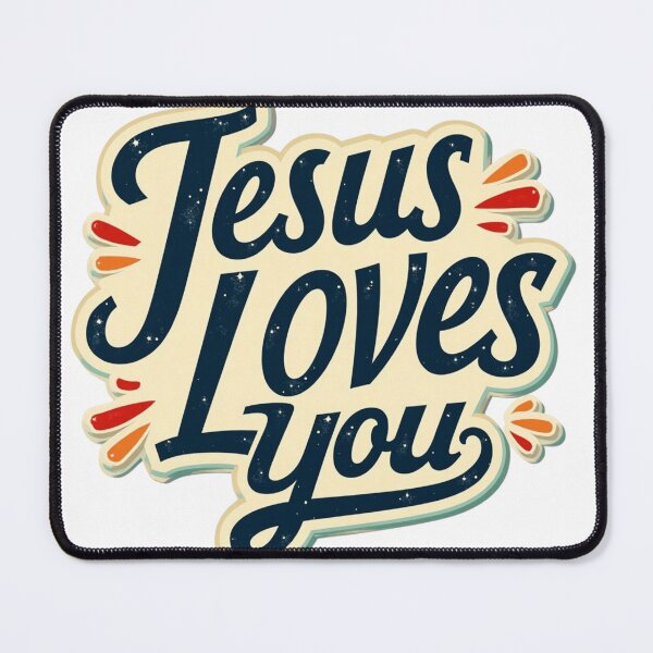 Item preview, Jesus Loves You - Retro Vintage Christian Faith designed and sold by haitrieuic96.