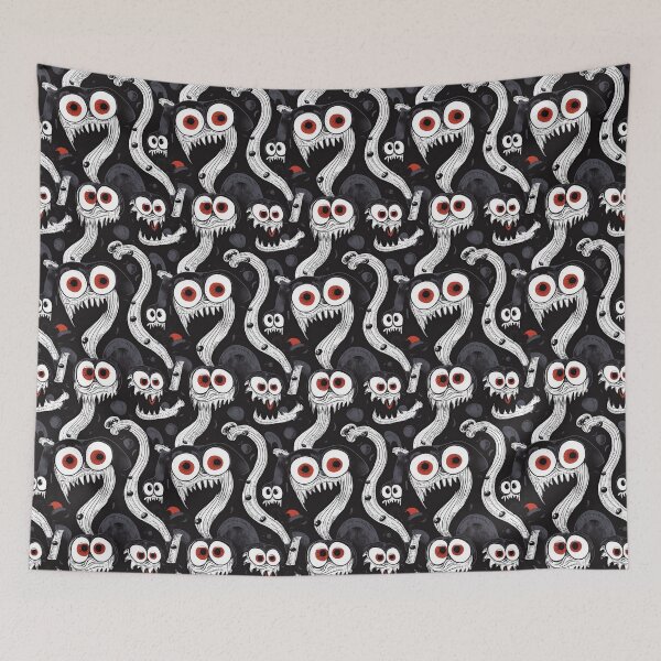 Item preview, Macabre and surreal monster portraits designed and sold by Piotrek0001.