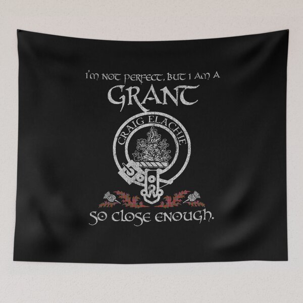 Item preview, Grant of Rothiemurchus clan Scottish surname crest badge motto tartan sporran kilt men women designed and sold by Clan1093.