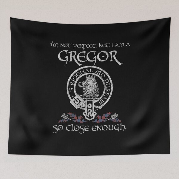 Item preview, Gregor of Deeside clan Scottish surname crest badge motto tartan sporran kilt men women designed and sold by Clan1093.