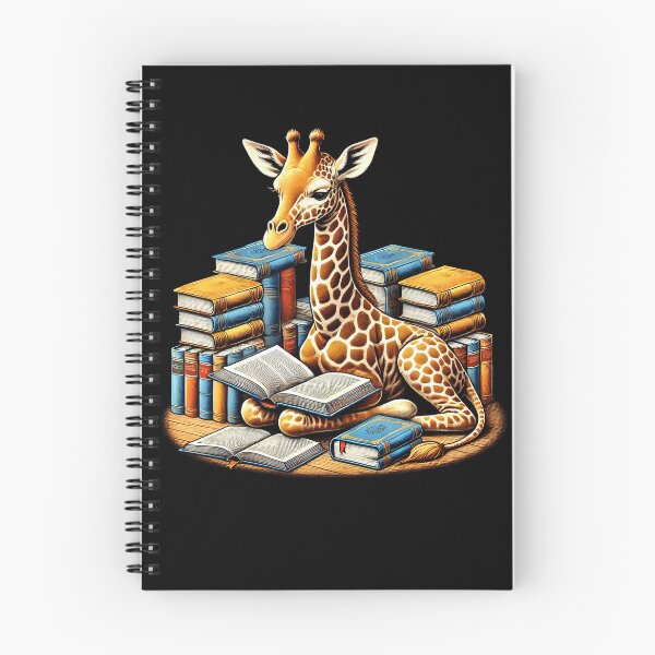 Item preview, Giraffe Reading Book Reader Bookworm Giraffe Lover designed and sold by Kimberley King Art  King Art.