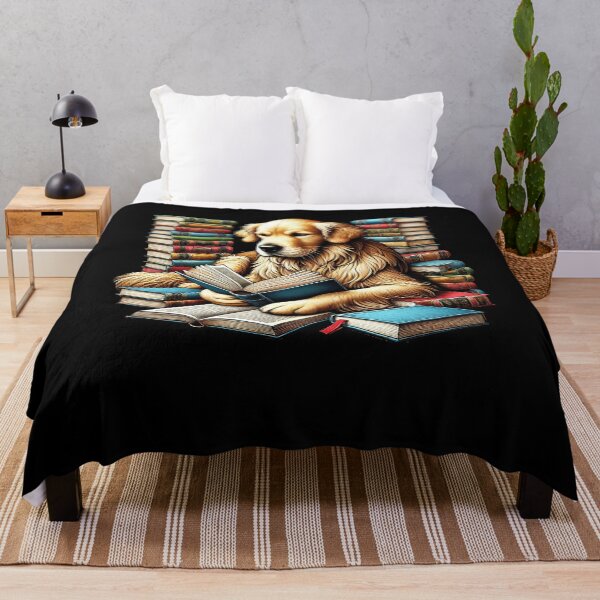 Item preview, Golden Retriever Reading Book Reader Bookworm Golden Retriever Lover designed and sold by Kimberley King Art King Art.