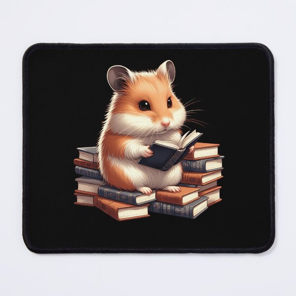 Item preview, Hamster Reading Book Reader Bookworm Hamster Lover designed and sold by Kimberley King Art  King Art.