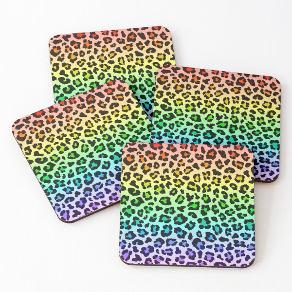 Item preview, Rainbow Leopard Animal Pattern designed and sold by ChainsArt.