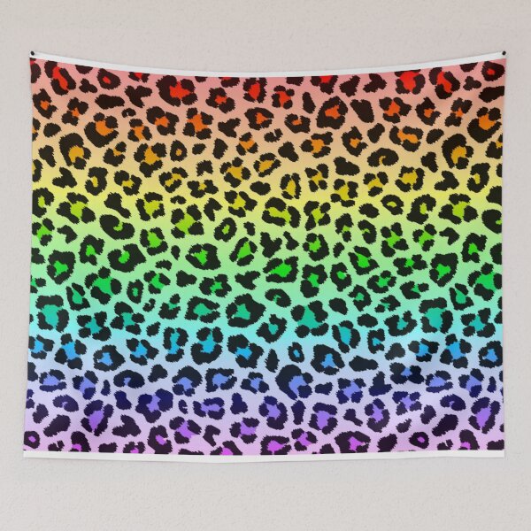 Item preview, Rainbow Leopard Animal Pattern designed and sold by ChainsArt.