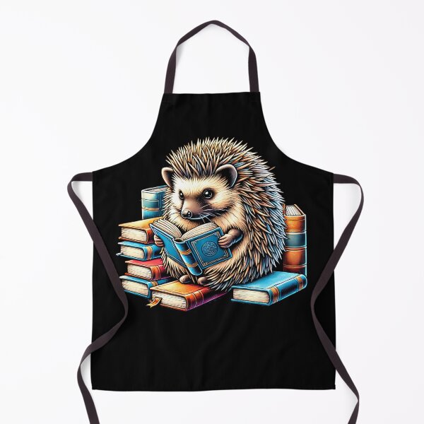 Item preview, Hedgehog Reading Book Reader Bookworm Hedgehog Lover designed and sold by Kimberley King Art King Art.