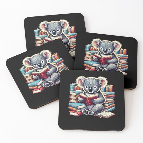 Item preview, Koala Reading Book Reader Bookworm Koala Lover designed and sold by Kimberley King Art  King Art.