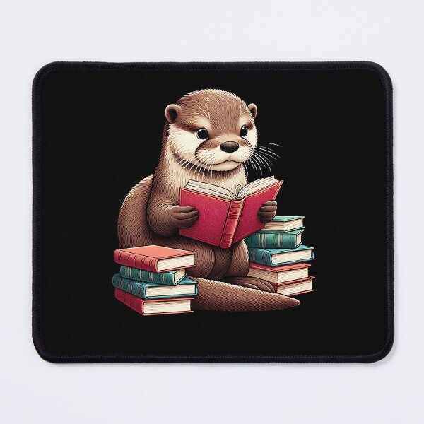 Item preview, Otter Reading Book Reader Bookworm Otter Lover designed and sold by Kimberley King Art  King Art.