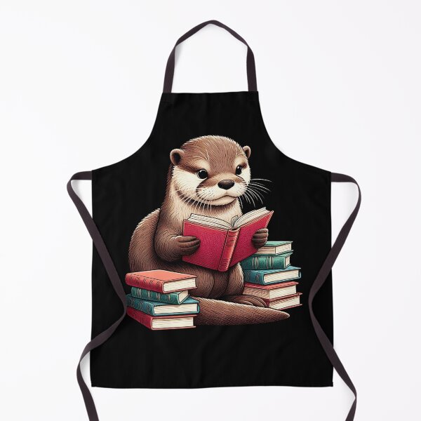Item preview, Otter Reading Book Reader Bookworm Otter Lover designed and sold by Kimberley King Art King Art.