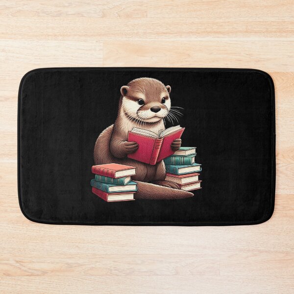 Item preview, Otter Reading Book Reader Bookworm Otter Lover designed and sold by Kimberley King Art  King Art.