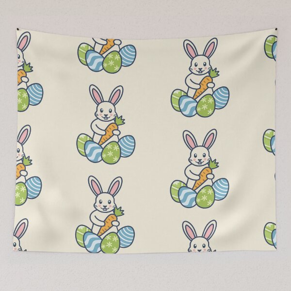 Item preview, Easter Aesthetic – Cute Bunny, Eggs, Christian Cross & Spring Designs designed and sold by CrossCrafted.