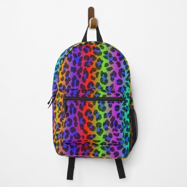 Item preview, Rainbow Leopard Print Decoration designed and sold by ChainsArt.
