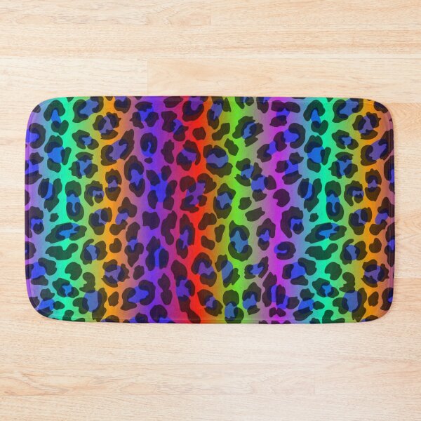 Item preview, Rainbow Leopard Print Decoration designed and sold by ChainsArt.