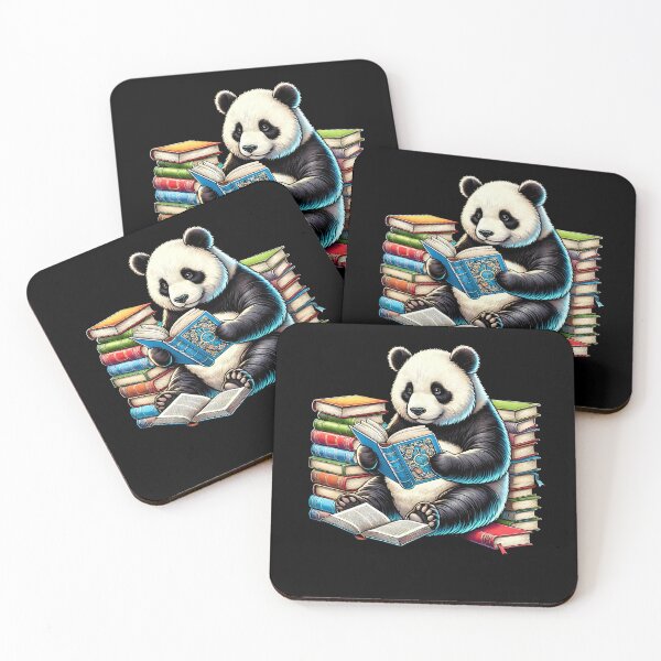 Item preview, Panda Reading Book Reader Bookworm Panda Lover designed and sold by Kimberley King Art  King Art.