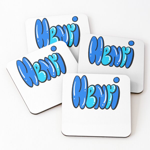 Item preview, Henri name in blue Top 10 best personalized gifts boys Henri designed and sold by Artonmytee.
