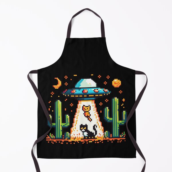 Item preview, Alien Cat Abduction -UFO Aliens love Cats designed and sold by AnAzArt.