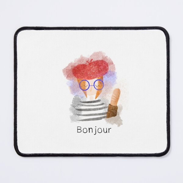 Item preview, French lady with a baguette designed and sold by Sannevanrossum.