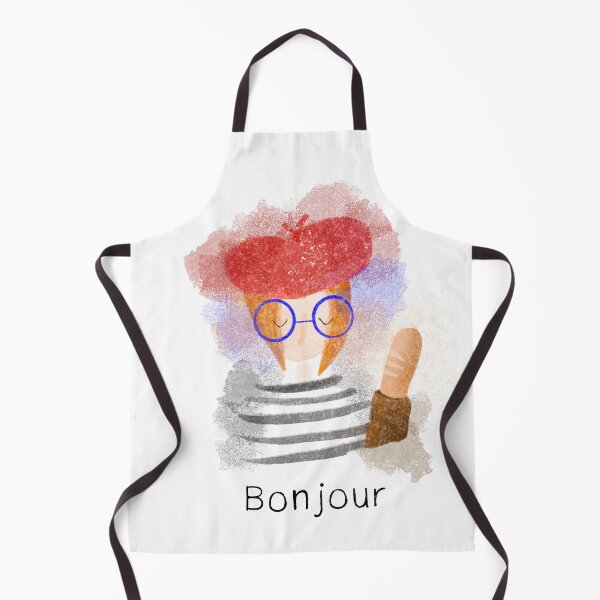 Item preview, French lady with a baguette designed and sold by Sannevanrossum.