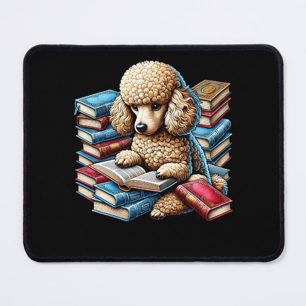 Item preview, Poodle Reading Book Reader Poodle Lover Bookworm designed and sold by Kimberley King Art King Art.