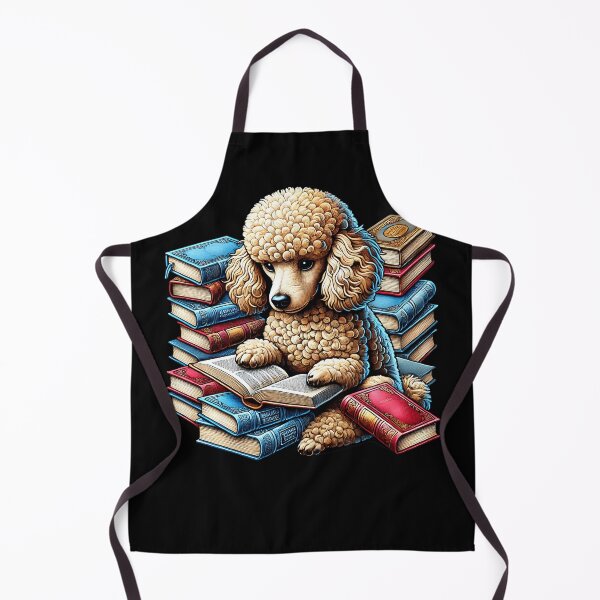 Item preview, Poodle Reading Book Reader Poodle Lover Bookworm designed and sold by Kimberley King Art King Art.