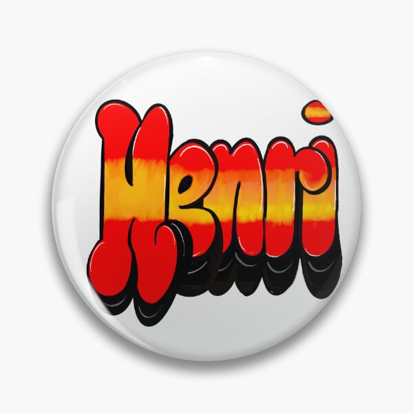 Item preview, Henri name in red Top 10 best personalized gifts boys Henri designed and sold by Artonmytee.