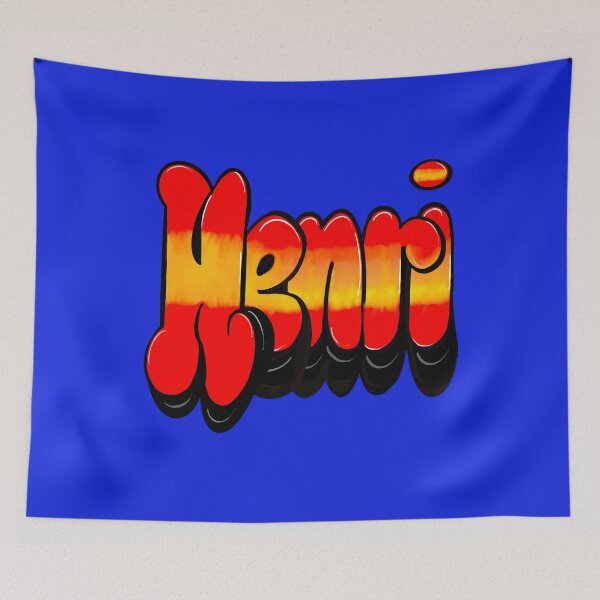 Item preview, Henri name in red Top 10 best personalized gifts boys Henri designed and sold by Artonmytee.