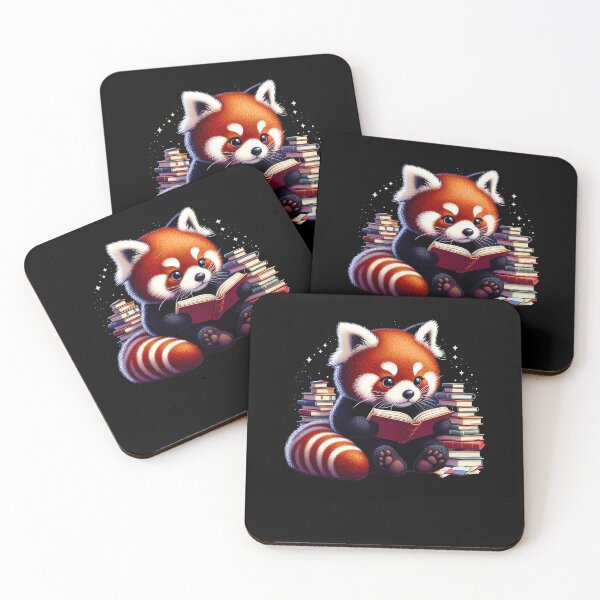 Item preview, Red Panda Reading Book Reader Bookworm Red Panda Lover designed and sold by Kimberley King Art  King Art.