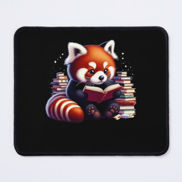 Item preview, Red Panda Reading Book Reader Bookworm Red Panda Lover designed and sold by Kimberley King Art King Art.