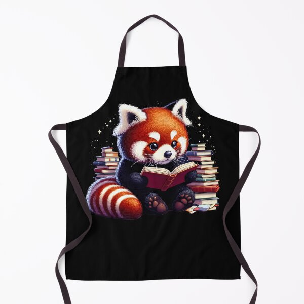 Item preview, Red Panda Reading Book Reader Bookworm Red Panda Lover designed and sold by Kimberley King Art King Art.