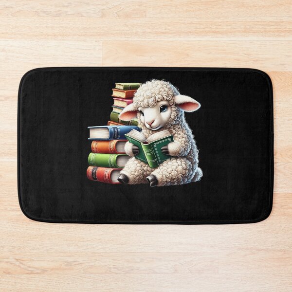 Item preview, Sheep Reading Book Reader Bookworm Sheep Lover designed and sold by Kimberley King Art  King Art.