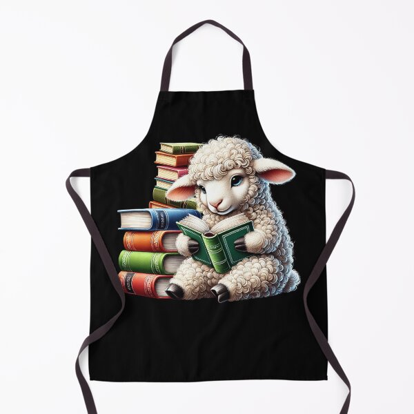 Item preview, Sheep Reading Book Reader Bookworm Sheep Lover designed and sold by Kimberley King Art King Art.