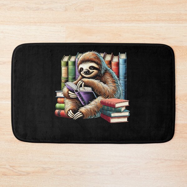 Item preview, Sloth Reading Book Reader Bookworm Sloth Lover designed and sold by Kimberley King Art  King Art.
