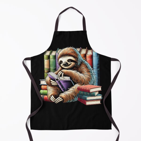 Item preview, Sloth Reading Book Reader Bookworm Sloth Lover designed and sold by Kimberley King Art King Art.