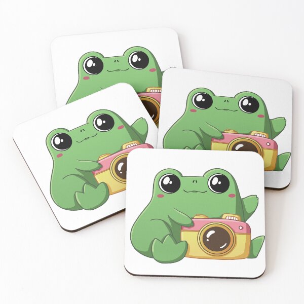 Item preview, Cute Frog with a Camera designed and sold by Lorelia Arts.