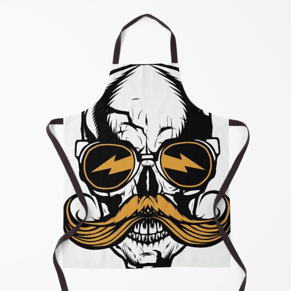 Item preview, skull sunglasses lightning skull mustache hipster skull mustache fancy designed and sold by Achille3777.