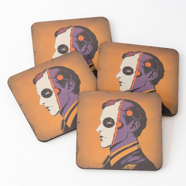 Item preview, Robot Human Profile Cyborg Phantasm Graphic Novel Style designed and sold by WheresMyMojo.