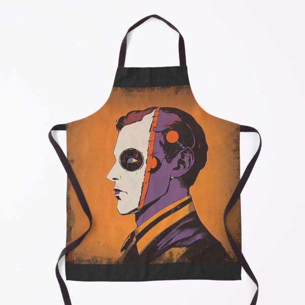Item preview, Robot Human Profile Cyborg Phantasm Graphic Novel Style designed and sold by WheresMyMojo.