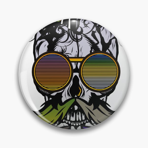 Item preview, braid goatee beard skull skull mustache hipster round fancy sunglasses designed and sold by Achille3777.