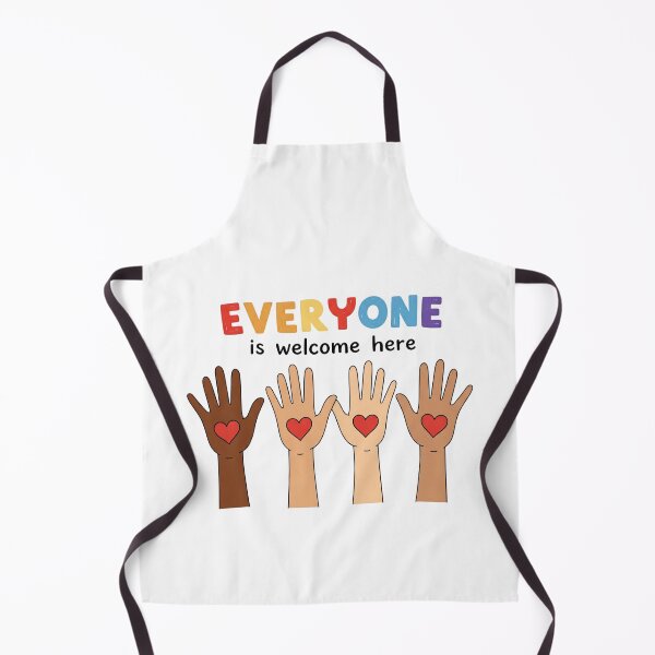 Item preview, Everyone Is Welcome Here Hands with Hearts designed and sold by Adrian Kane.