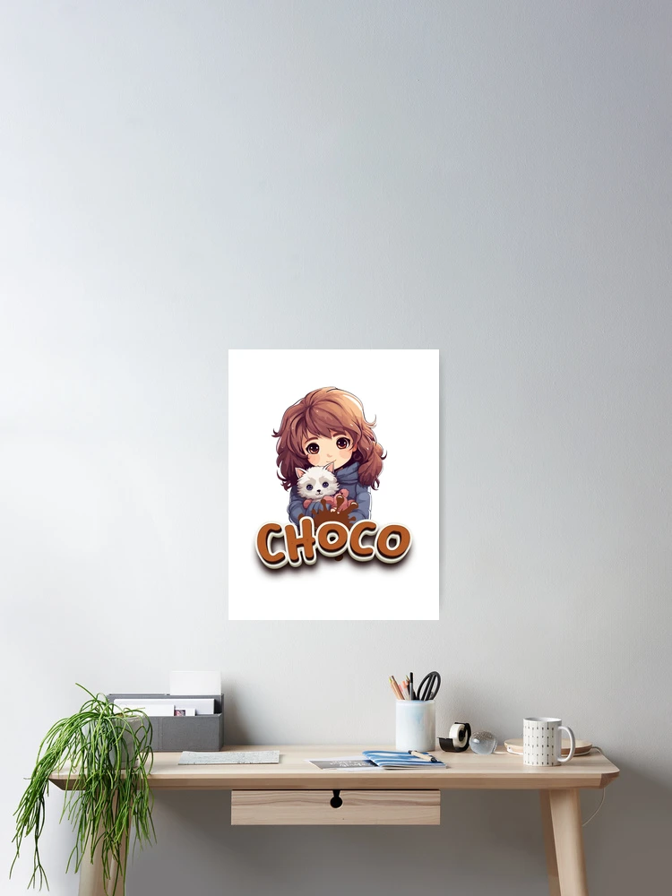 Imagen 2 de 3, Póster con la obra Chococat, diseñada y vendida por eidramesh.