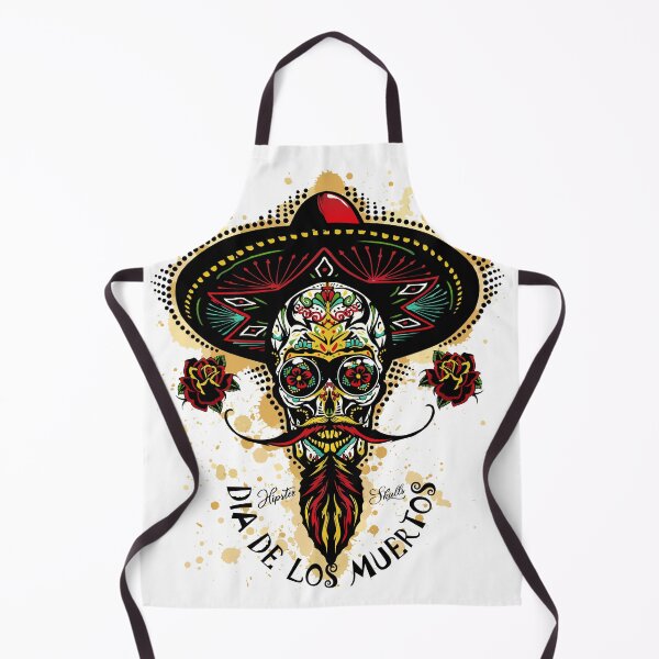 Item preview, Mexican skulls hipster Mexican skull designed and sold by Achille3777.