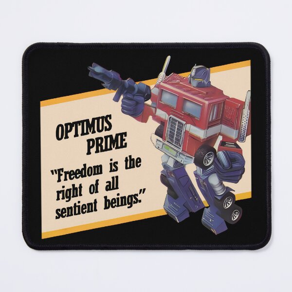 Item preview, OptimusPrime - Freedom Is The Right Of All Sentient Beings designed and sold by KarenGagego.