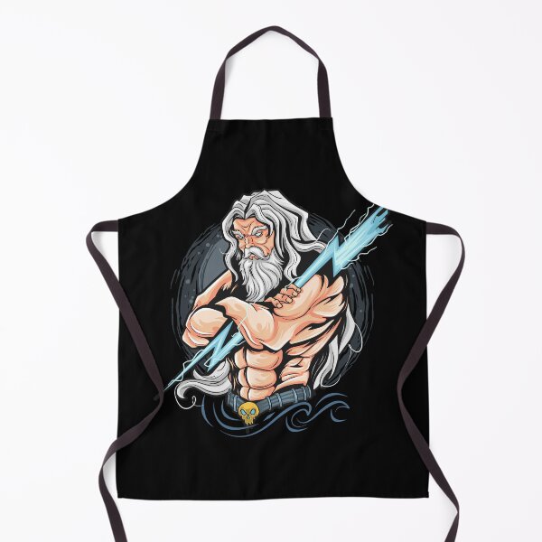 Item preview, Mighty Thunder God Zeus – Epic Greek Mythology Illustration designed and sold by Sticker-saga.