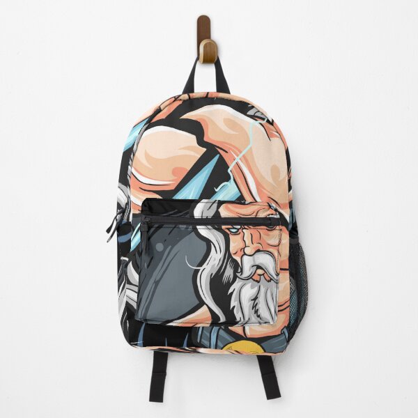 Item preview, Mighty Thunder God Zeus – Epic Greek Mythology Illustration designed and sold by Sticker-saga.