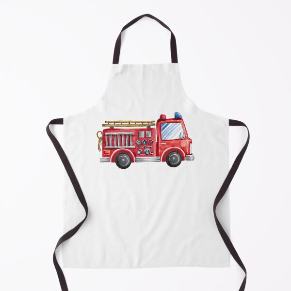 Item preview, Watercolor Fire Truck for Kids designed and sold by JoelFox165.