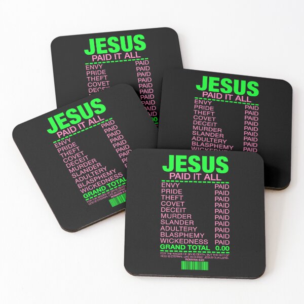 Item preview, Jesus Paid It All designed and sold by plushism.