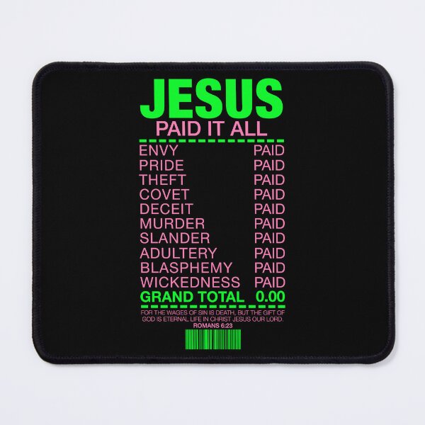 Item preview, Jesus Paid It All designed and sold by plushism.