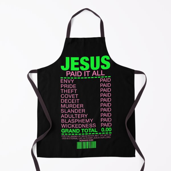 Item preview, Jesus Paid It All designed and sold by plushism.