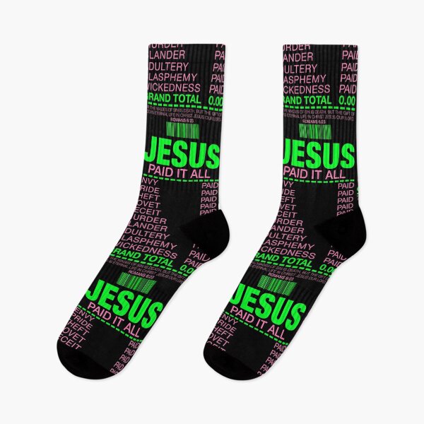 Item preview, Jesus Paid It All designed and sold by plushism.