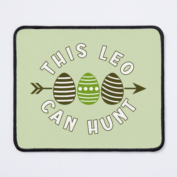 Item preview, This leo can hunt - green Easter greetings for astrology lovers designed and sold by mariya-ivanova.